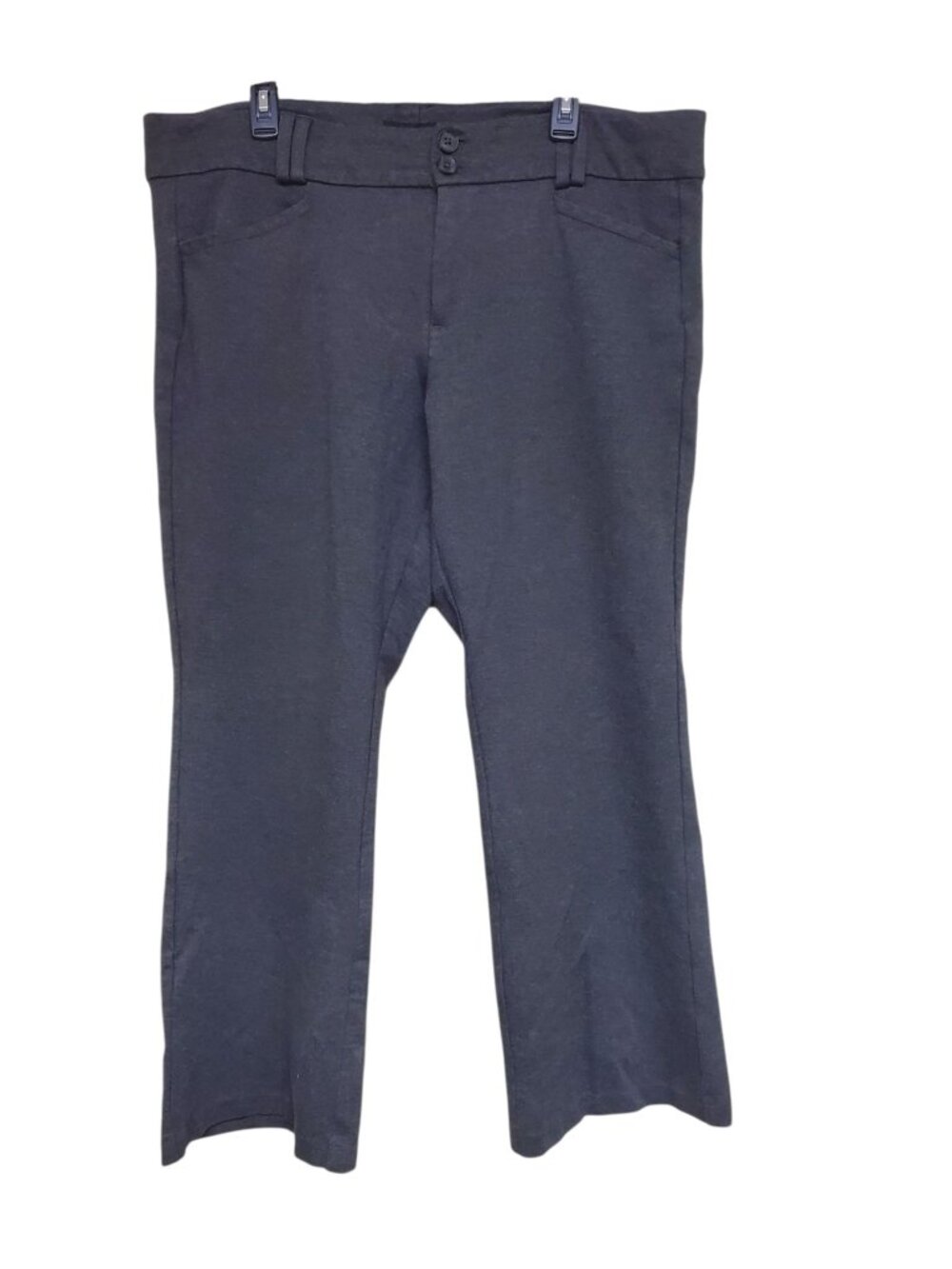 Studio by Torrid Woman's Charcoal High Rise Stretch Ponte Knit Trouser Plus 18R